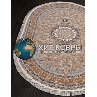 Иранский ковер Shahname 1200 129 Крем овал